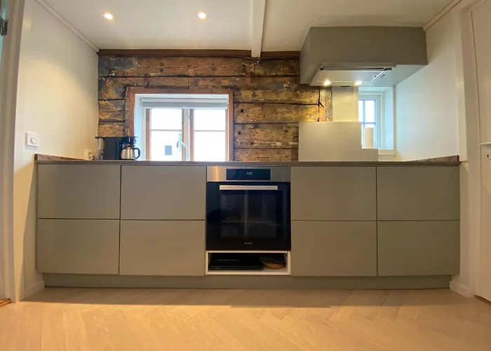 Entire Renovated From 1780 With Kitchen, Bath, Bedroom, And Living In Skuteviken Apartamento Bergen